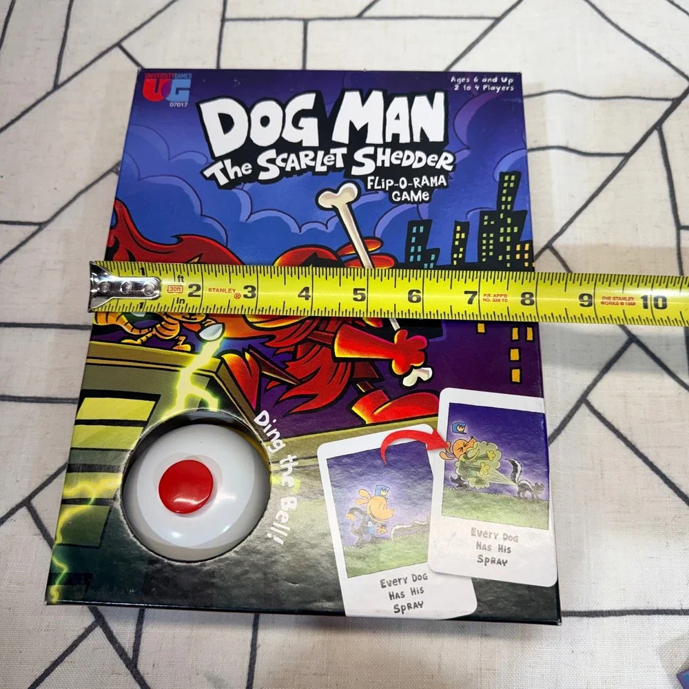 University Games Dog Man The Scarlet Shedder Flip-O-Rama Game New Sealed